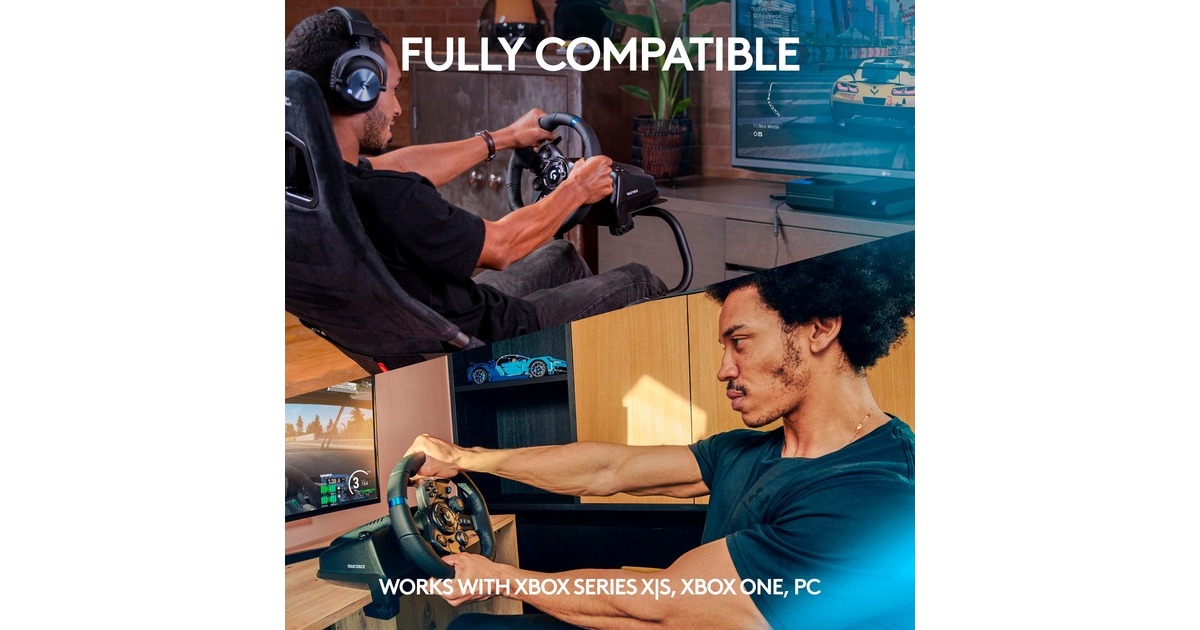 LogitechG923 TRUEFORCE stuur  (Zwart, Pc, Xbox One)