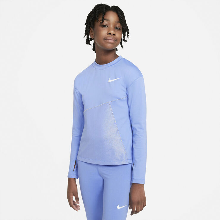 Nike Pro Warm Traeningstop Blå