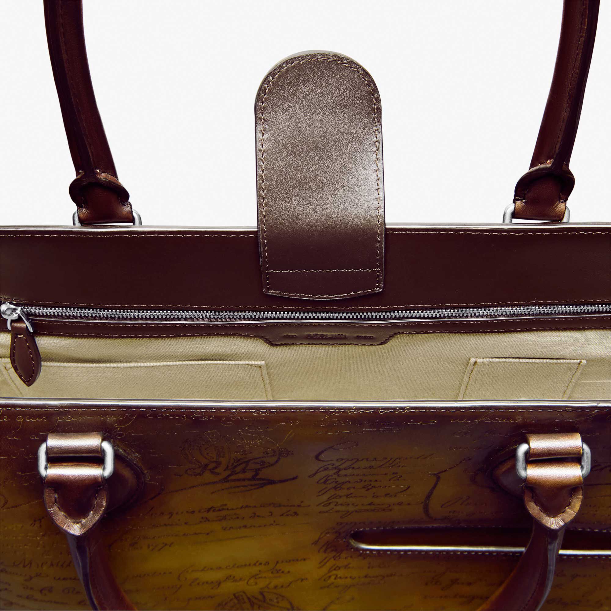 Cabas Toujours Mini Neo En Cuir Scritto