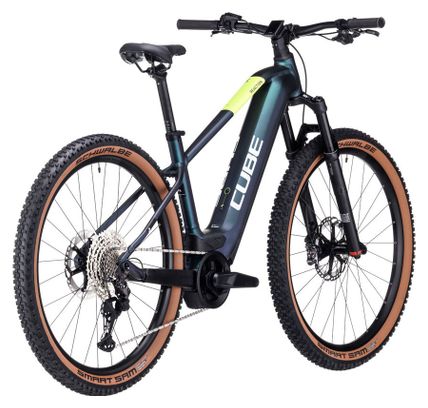 VTT Électrique Semi-Rigide Cube Reaction Hybrid SLT 750 Shimano XT 12V 750 Wh 27.5'' Vert Goblin