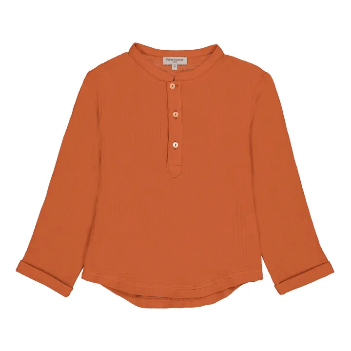 Petite Lucette Kurta Coton Bio Loris | Rouille