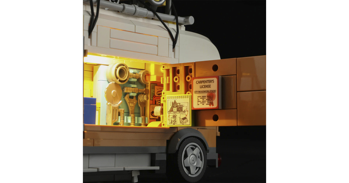 LumibricksVehicle - Carpentry Van Constructiespeelgoed  (F9030)