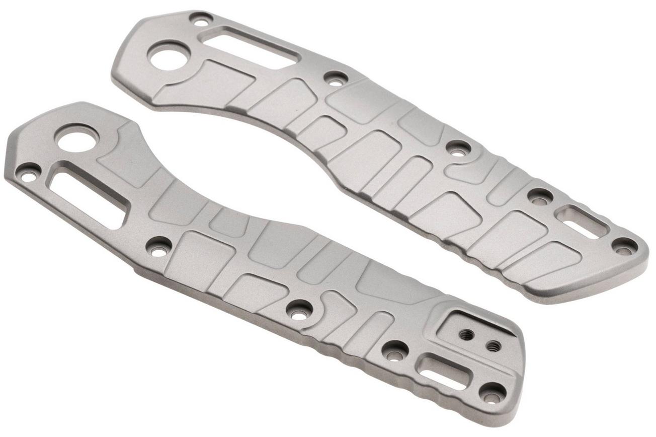 Lex Custom Microtech MSI Standard Issue Scales V2 MMSI2GBB, Glass Bead Blasted Titanium, handgreepschalen