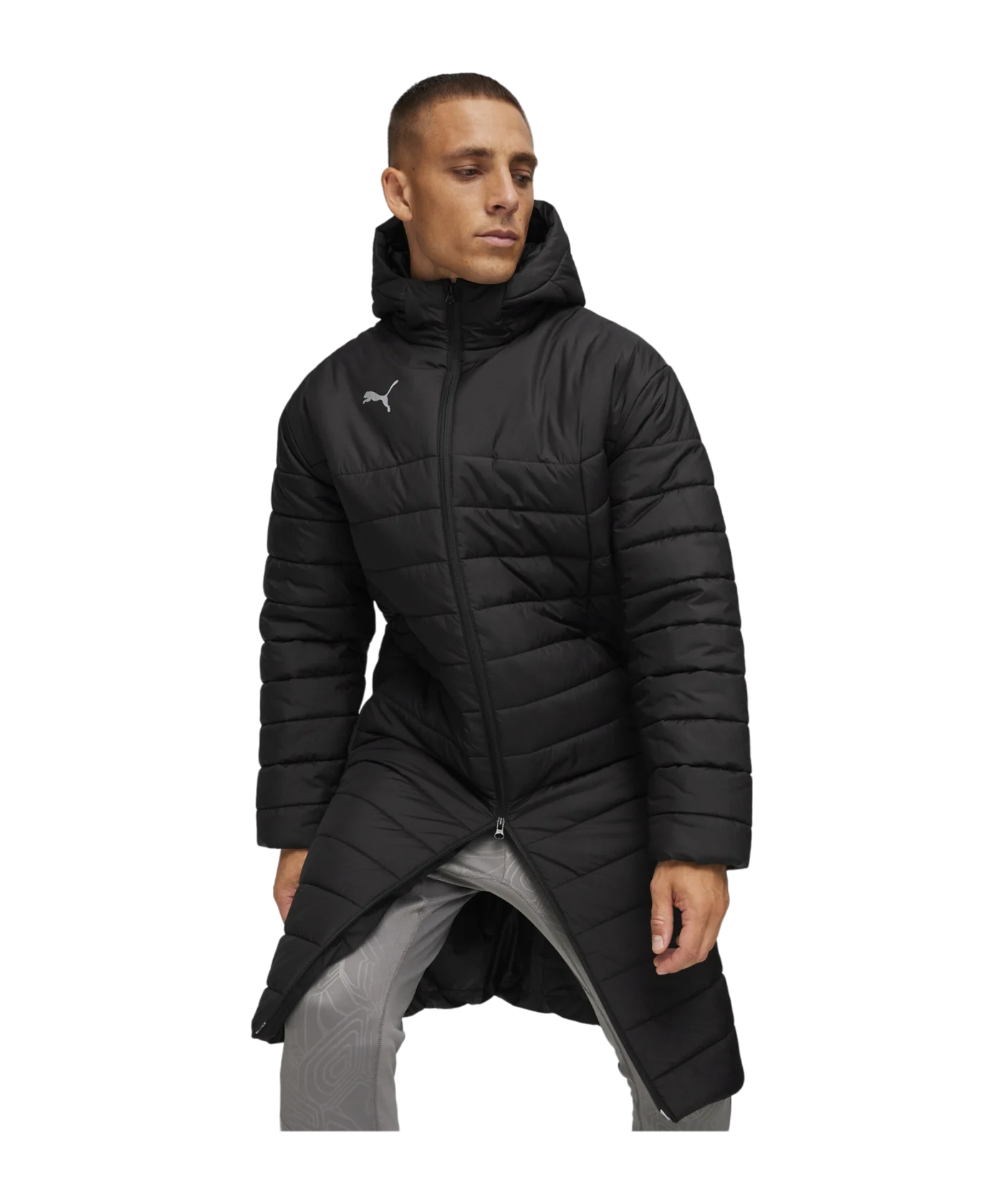 PUMA teamFINAL Bench Jacke Schwarz F03