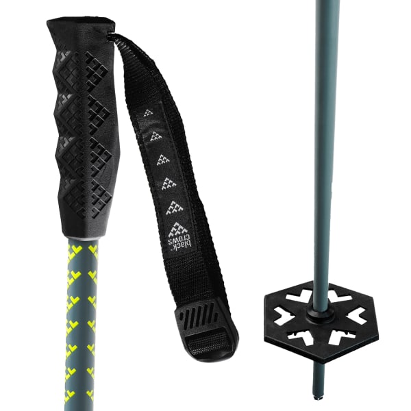 Bâton de ski BLACK CROWS META GREY/YELLOW