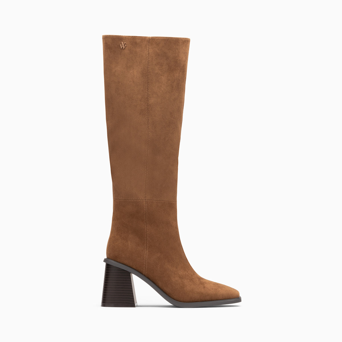 Bottes-Bottes Rita camel à talon trapèze