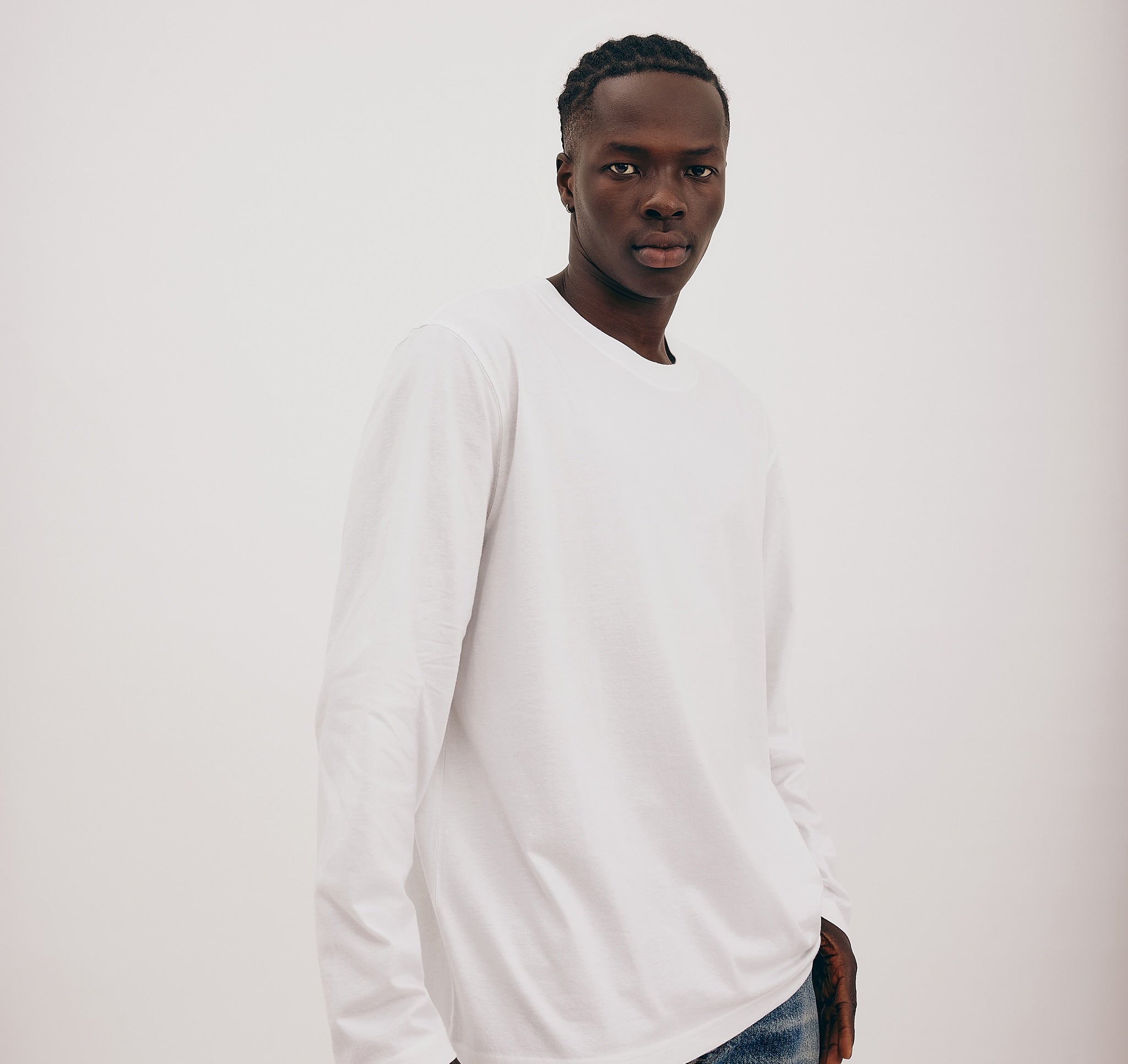 ORGANIC COTTON<br>True Boxy Fit Long Sleeve Tee