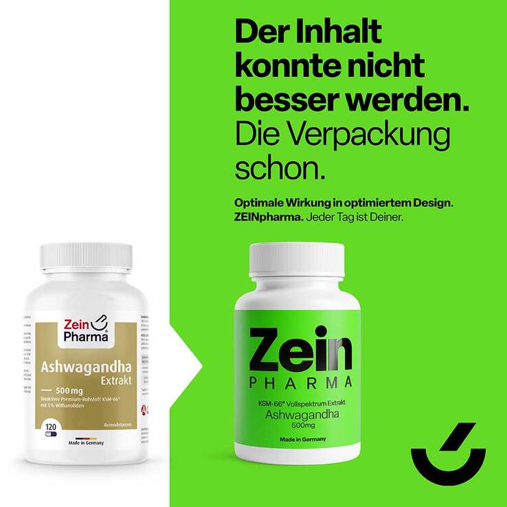 Ashwagandha Extrakt 500 mg Kapseln, 120 St
