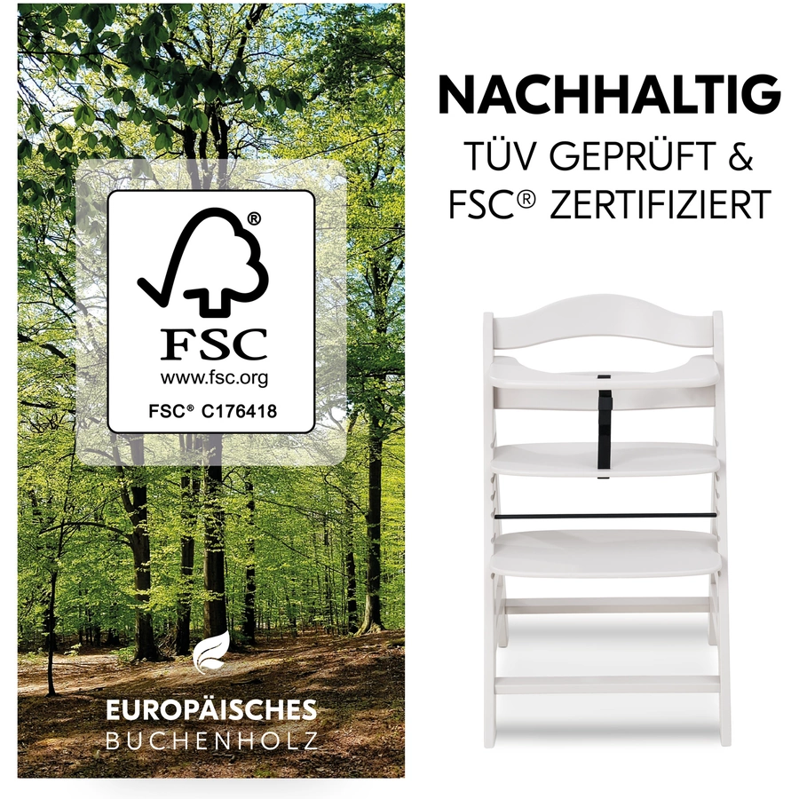 hauck Hochstuhl Alpha Plus Creme