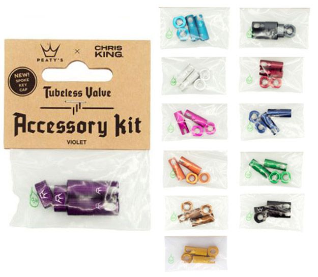 Peaty's Chris King MK2 Tubeless Ventile Accessory Kit kaufen | Bike-Discount