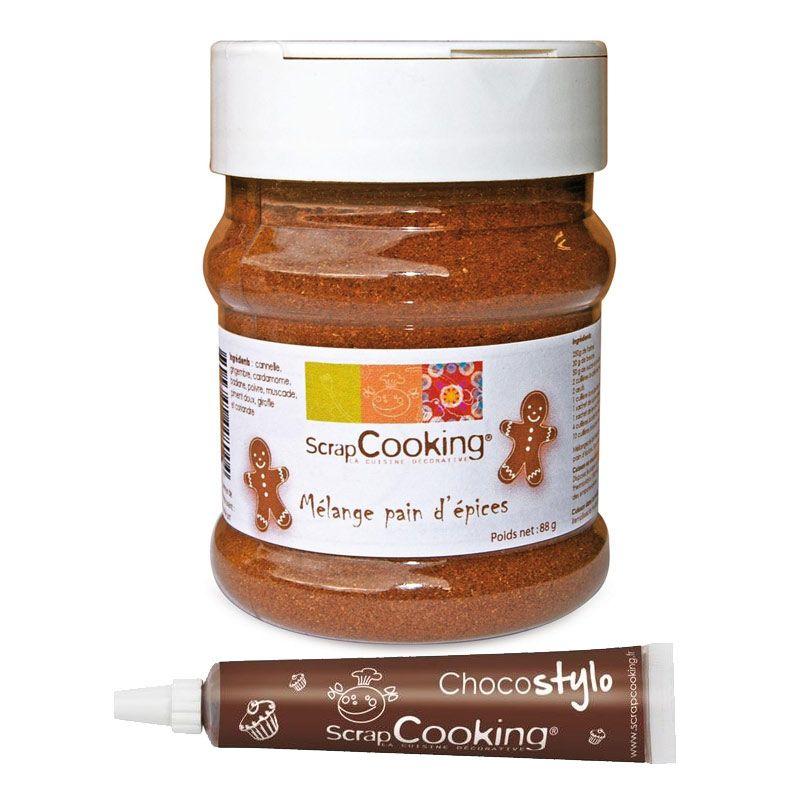 Mélange pour Pain d'épice + 1 Stylo chocolat Scrapcooking
