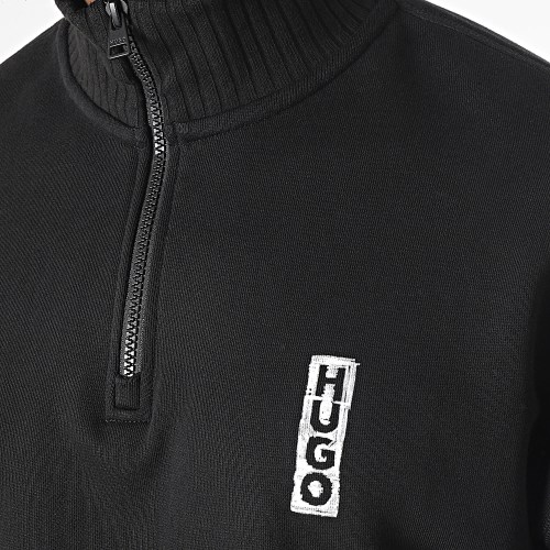 Sweat Col Zippé Dutzagata 50494188 Noir