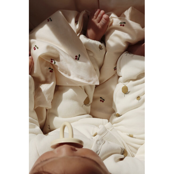 Konges Sløjd NEW BORN ONESIE WITH HOOD Lemon