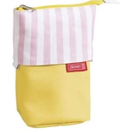 BRUNNEN Etui und Stiftköcher Colours of Summer 18 x 8 cm, gestülpt: Höhe 12 cm, sortiert