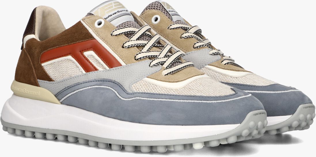 bruine floris van bommel lage sneakers sfm-10139 noppi