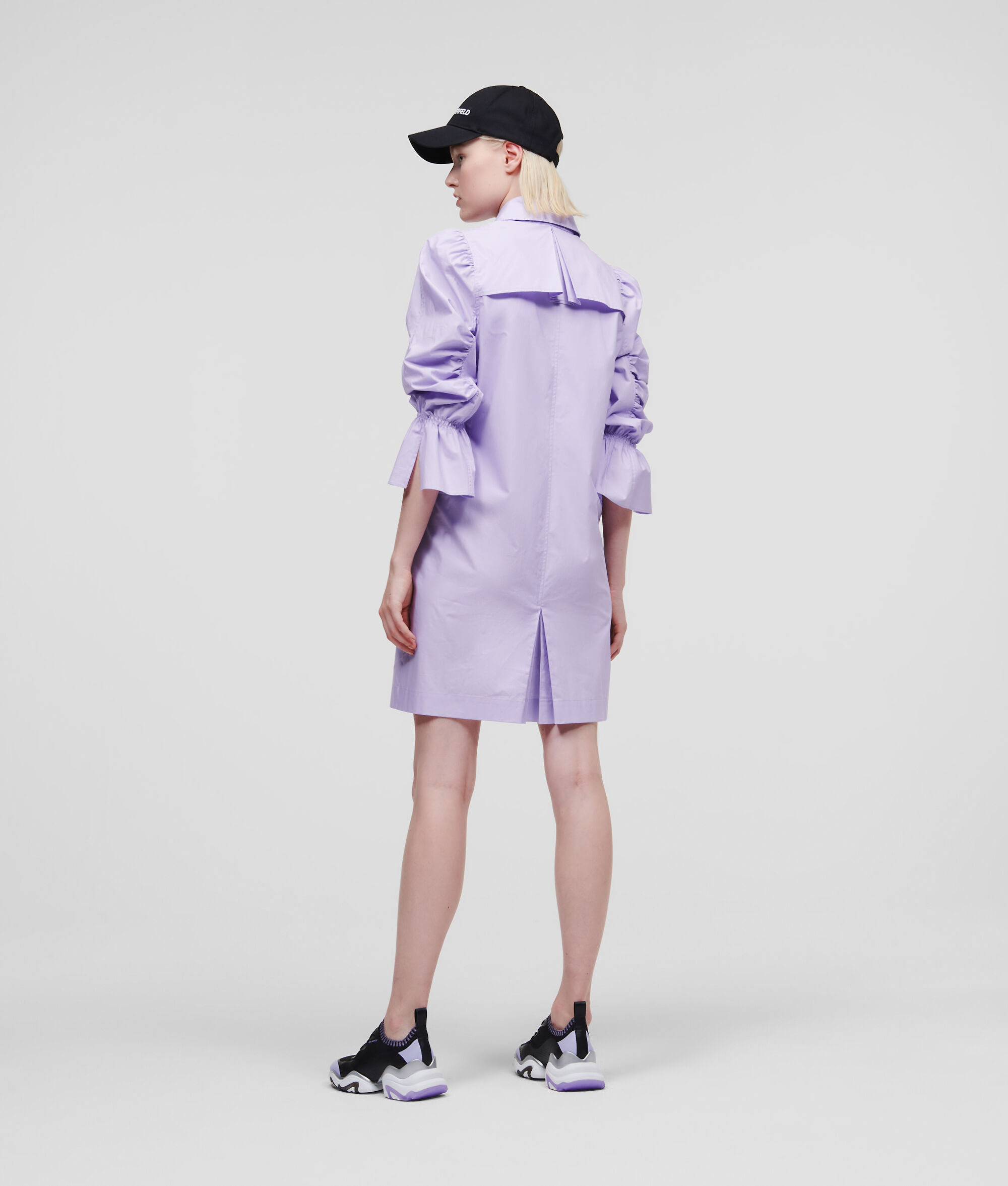 ROBE EN POPELINE À MANCHES BOUFFANTES SÉLECTIONNÉE PAR HUN KIM