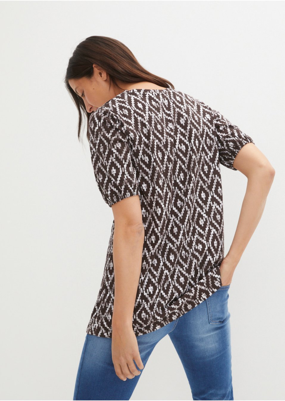 T-shirt long à manches 3/4