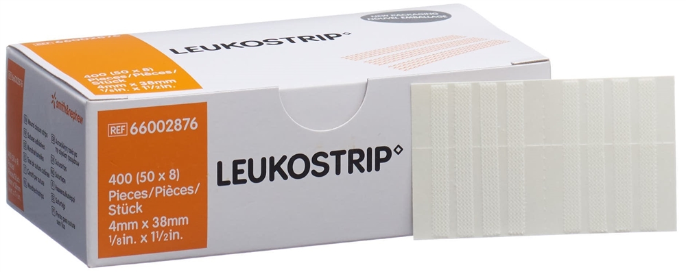 Leukostrip 4mmx38mm 8 Streifen 50 Stk