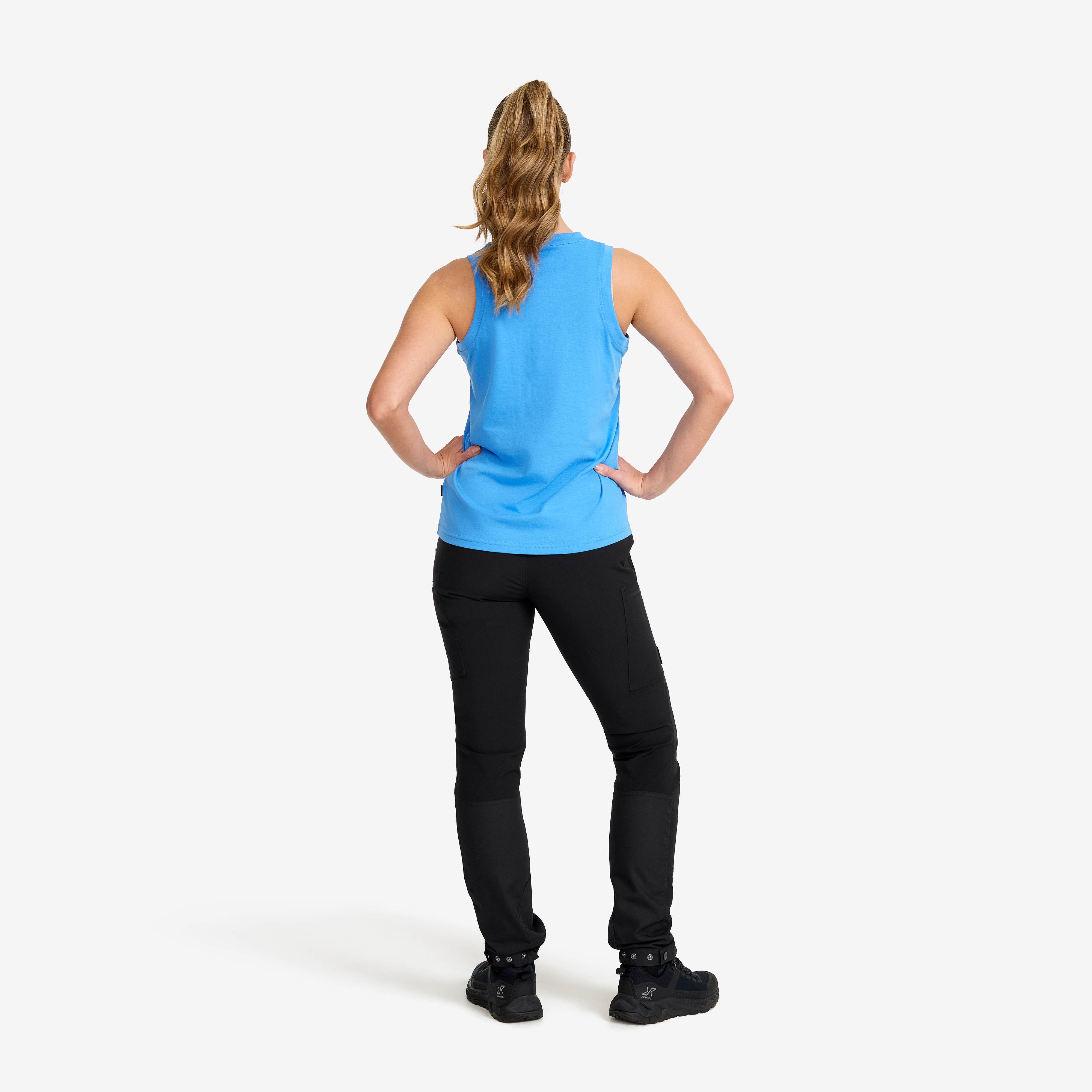 Easy Tank Top Dame Azure Blue