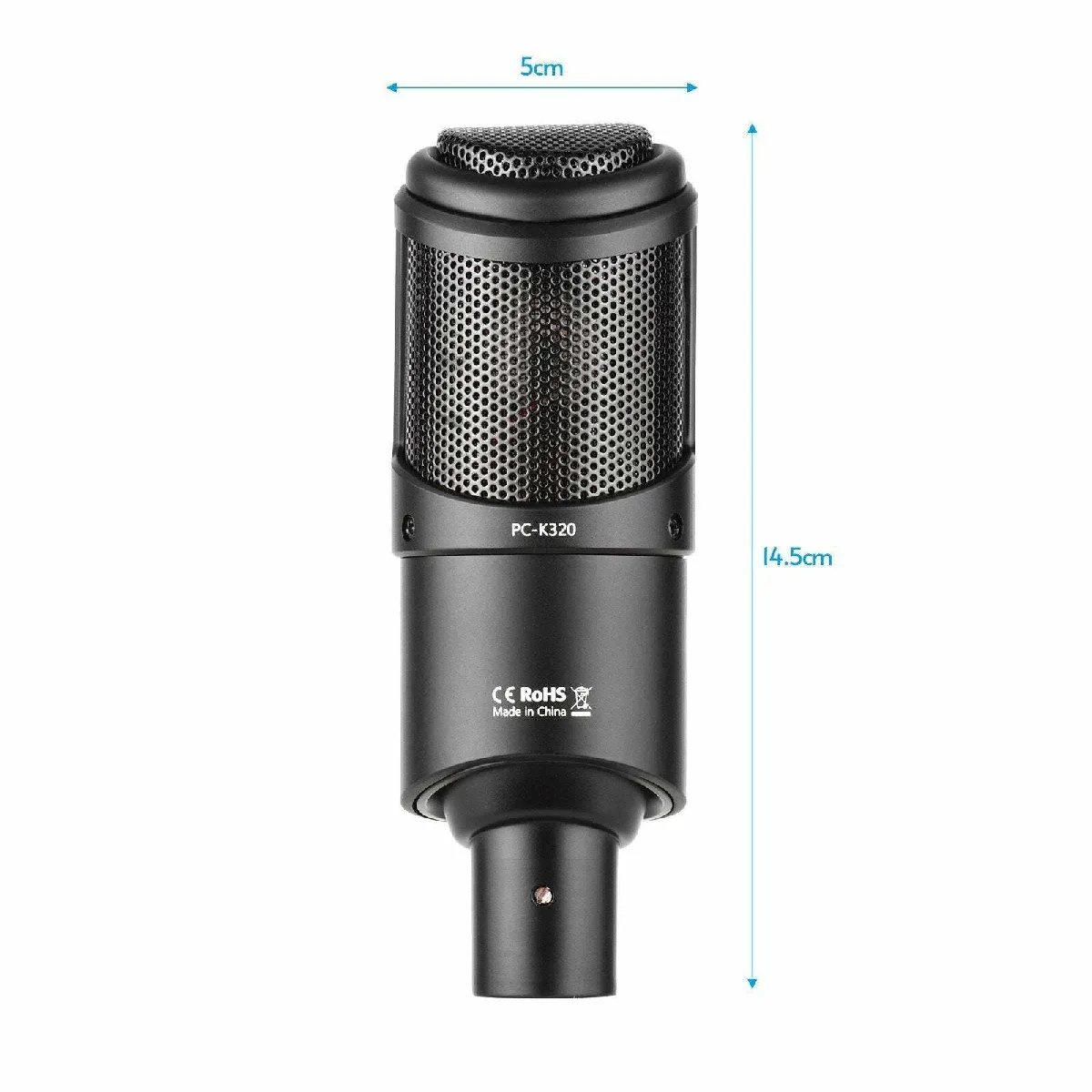 Justgreenbox Side-address Microphone Wired Condenser Cardioid