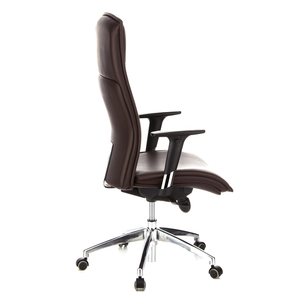 Luxus Chefsessel MURANO 20 Leder mit Armlehnen (höhenverstellbar) hjh OFFICE