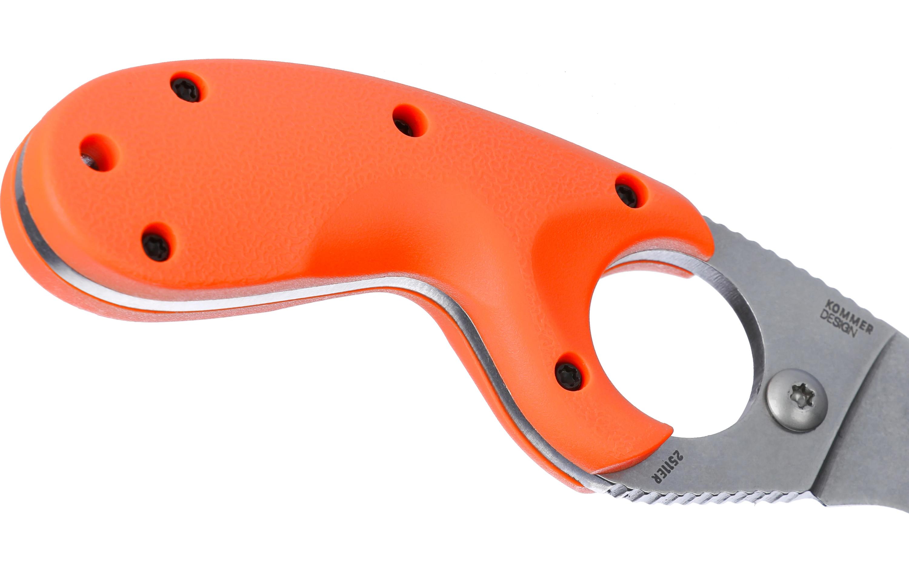 Taschenmesser Bear Claw Fixed OrangeCRKT 2511ER Kampf-/Taktikmesser Claw Überlebensmesser
