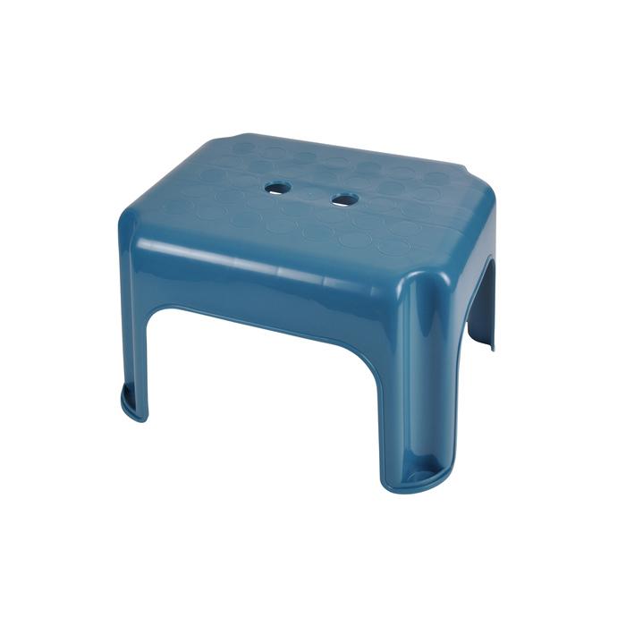 TABOURET 40X30X23CM BLEU PAON