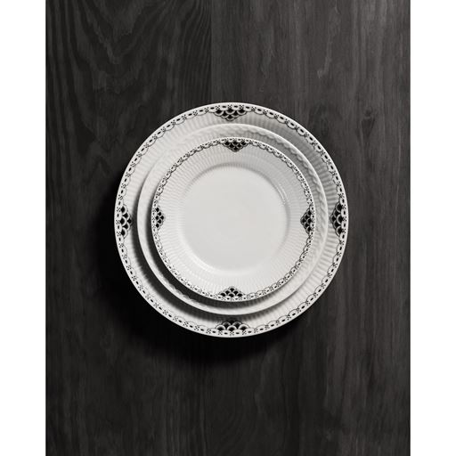 Royal Copenhagen Halvblonde Frokosttallerken, Ø22 cm