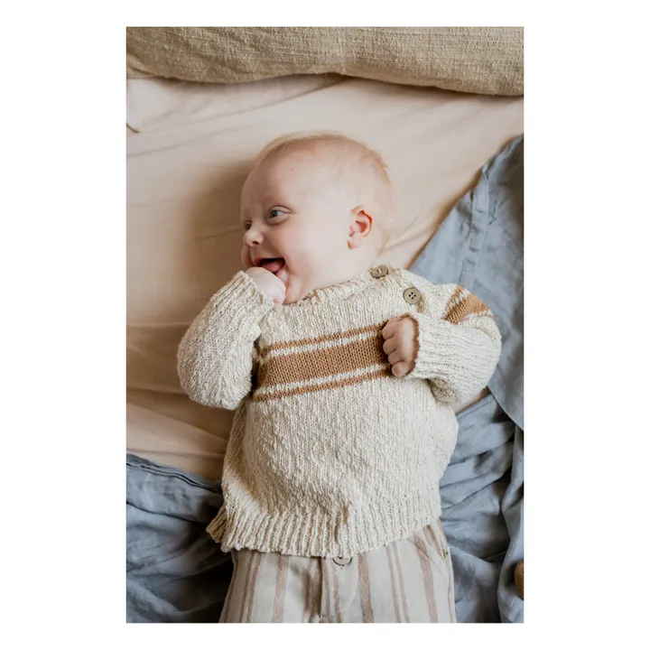1+ in the family Pull en Tricot Pau | Marron