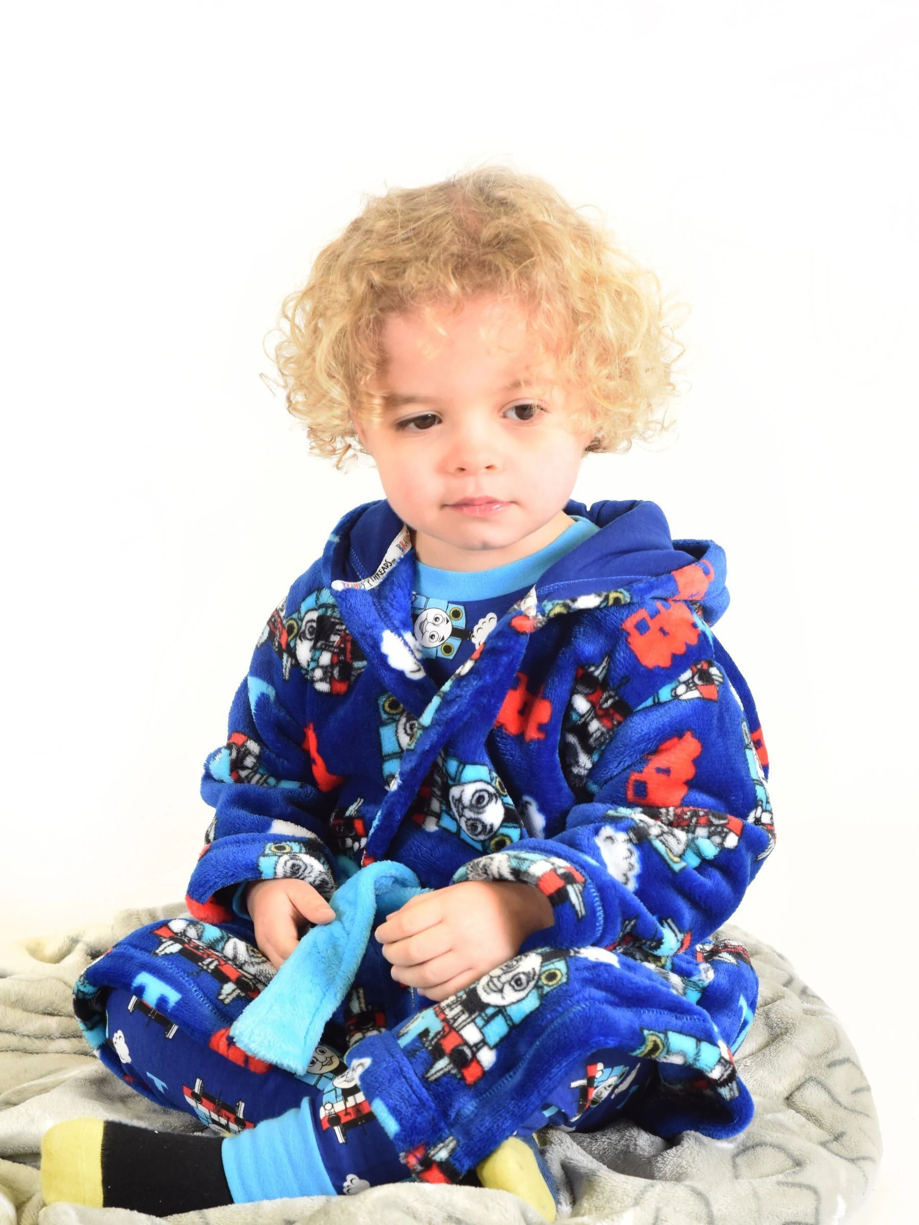 Brand Threads Thomas de Stoomlocomotief kamerjas voor jongens