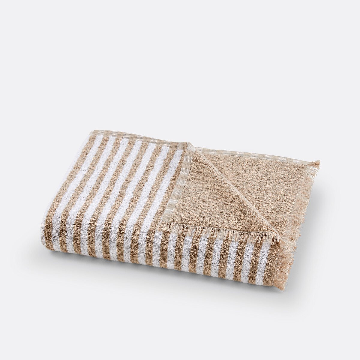LA REDOUTE INTERIEURS<br>Toalha atoalhada 500 g, listrada, Arzon