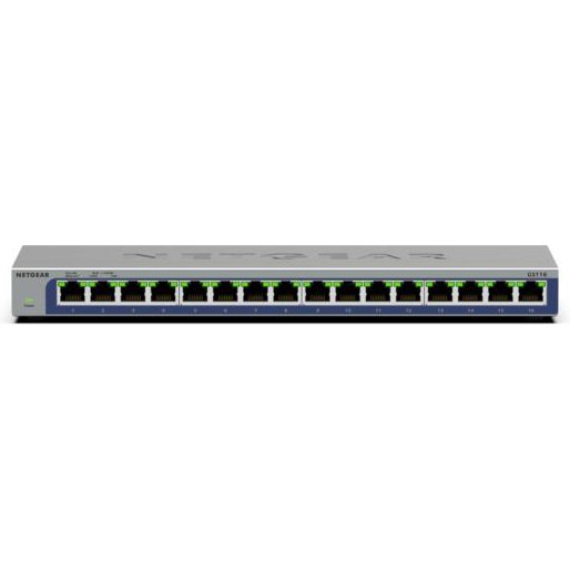 NETGEAR GS116 Non-géré L2 Gigabit Ethernet (10/100/1000) Noir