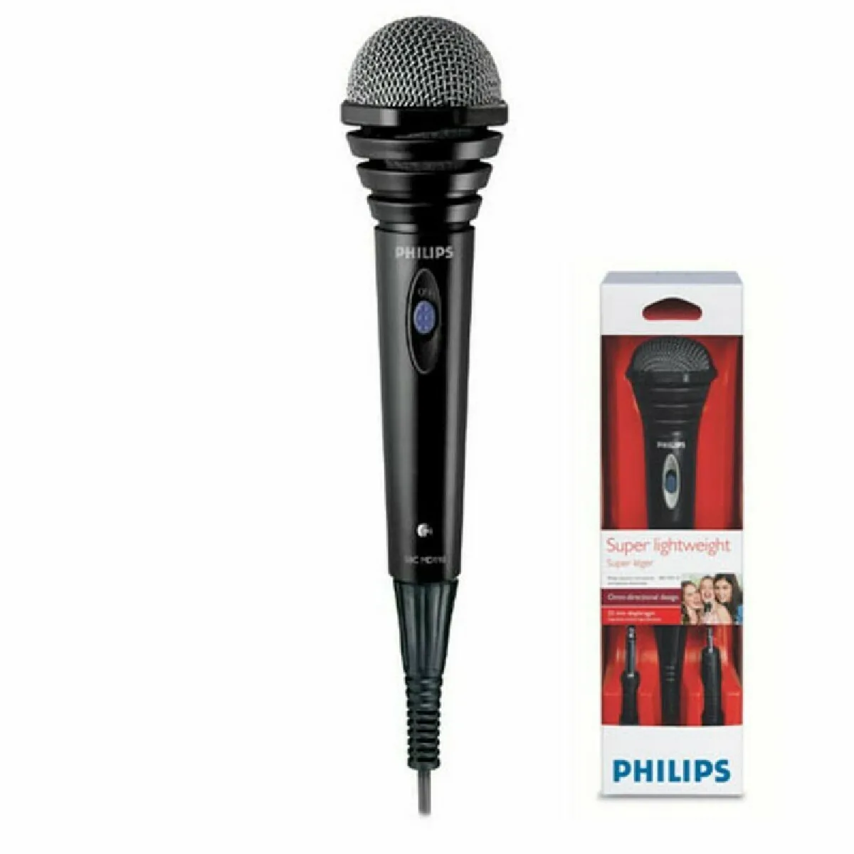 Philips Microphone Karaoké 100 - 10000 Hz