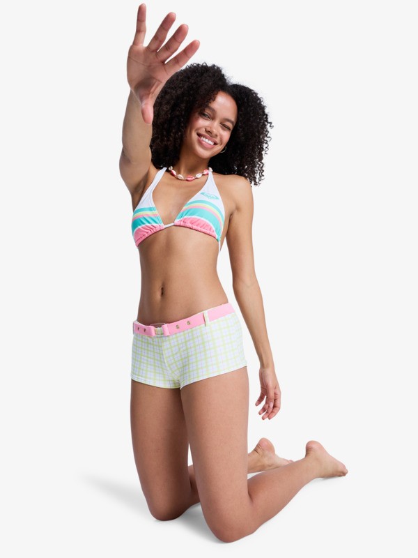 The Swell Elongated Tiki Tri Haut de bikini triangle Blanc Femme