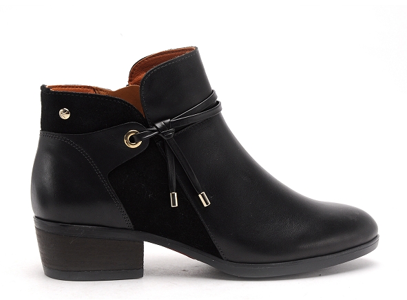 Pikolinos boots bottine plates femme w1u 8505 noir