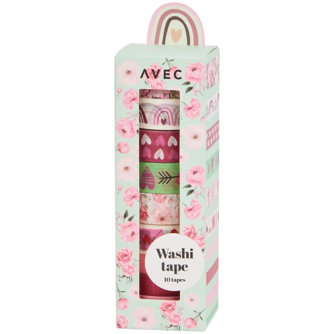 Avec washitape 10-delig | diverse varianten