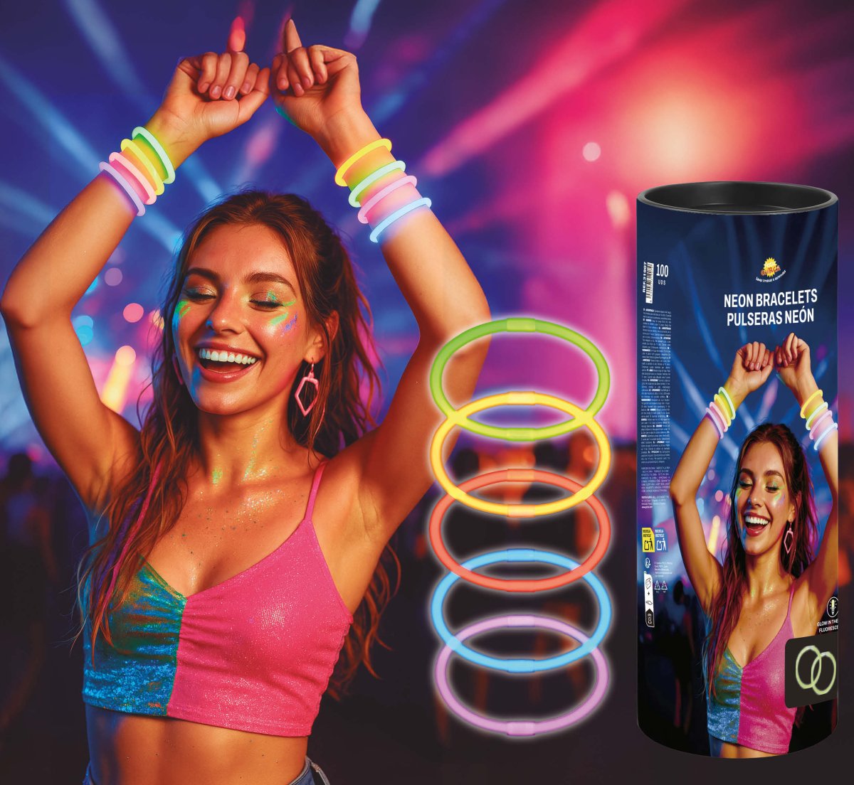 Armbanden Glow In The Dark 15st