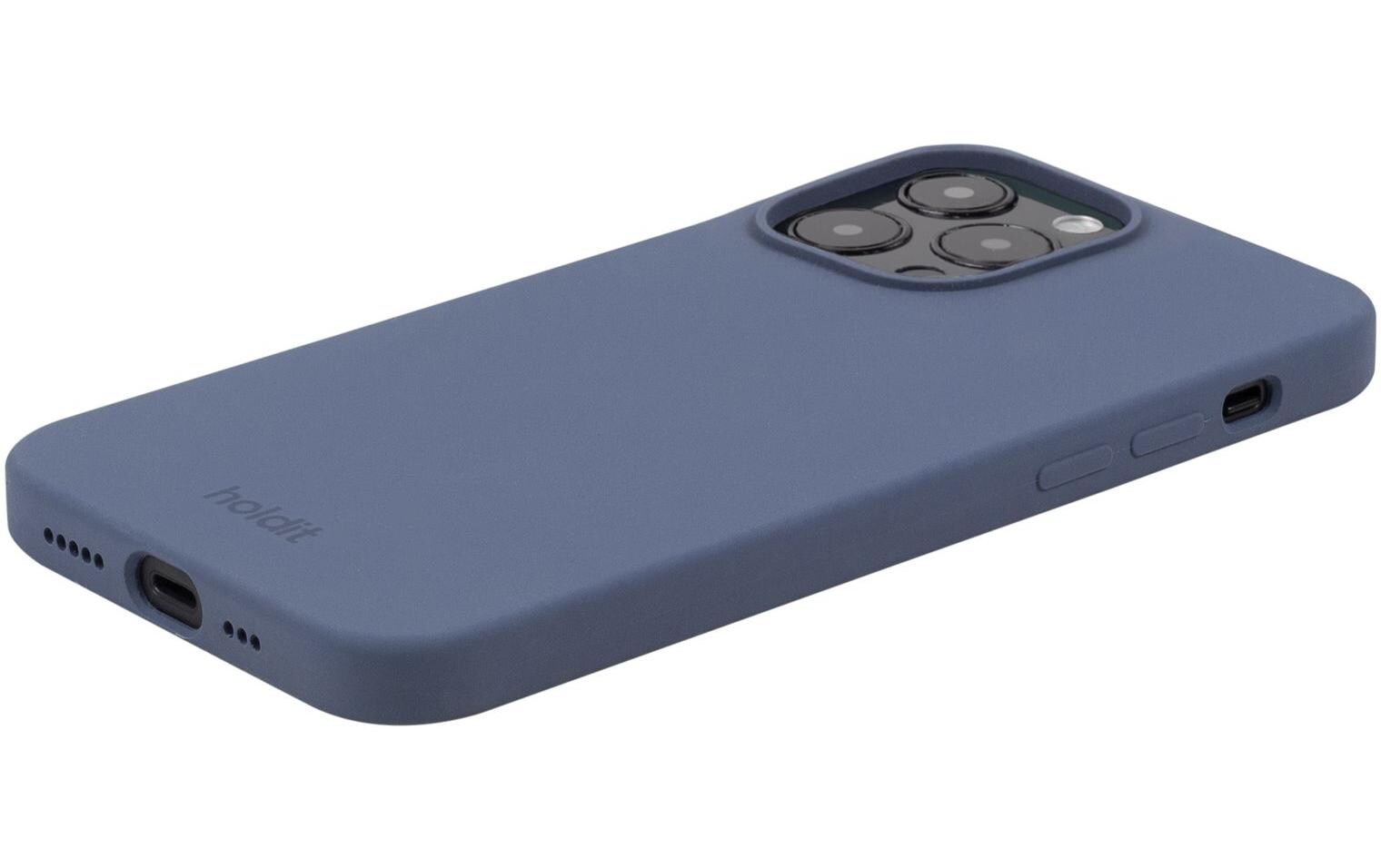 Back Cover Silicone iPhone 14 Pro BlauModerne Handyhülle aus ultradünnem und griffigem Silikon für das Apple iPhone 14 Pro