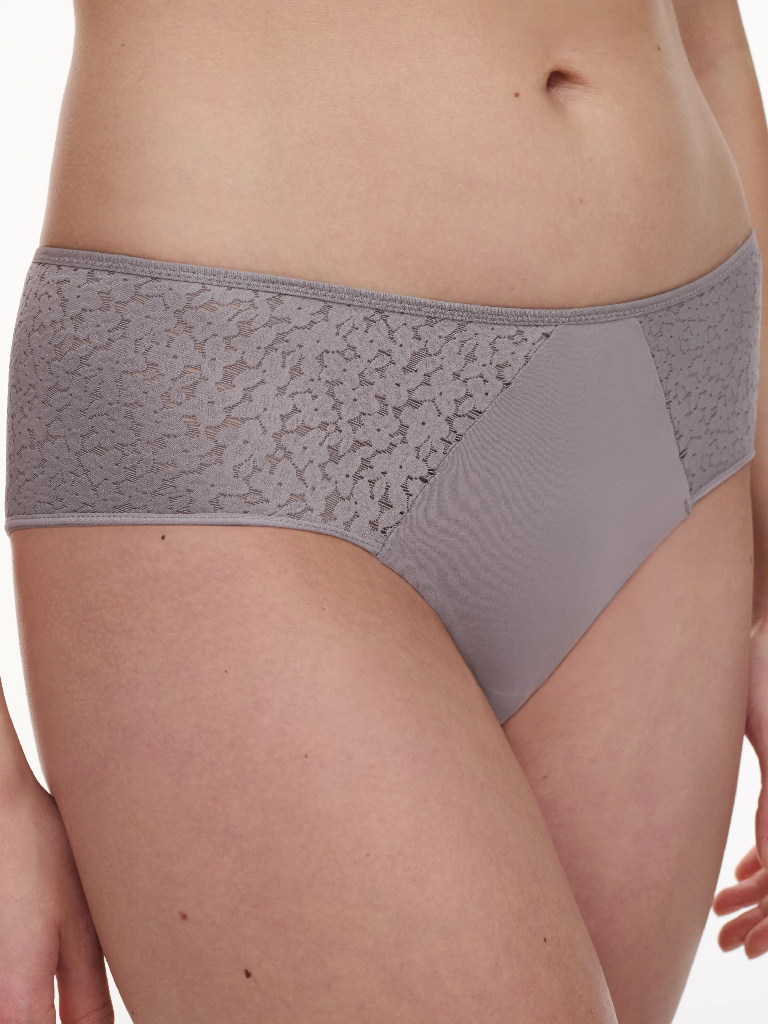 NORAH - Shorty en dentelle | Gris