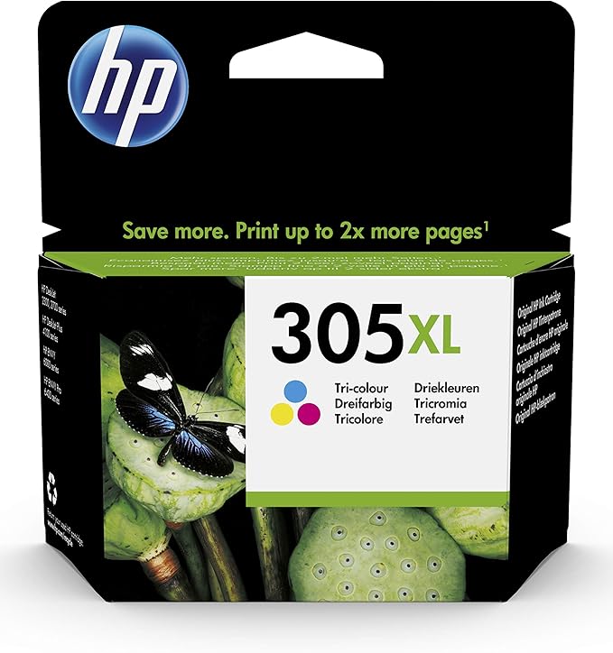 HP 305XL (3YM62AE) Original Druckerpatrone Schwarz mit hoher Reichweite für HP DeskJet 27xx, 41xx, HP ENVY 60xx, 64xx , 1er Pack