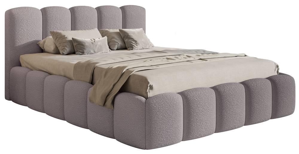 NADUVI Collection Bedframe Chloe bouclé met opbergvak