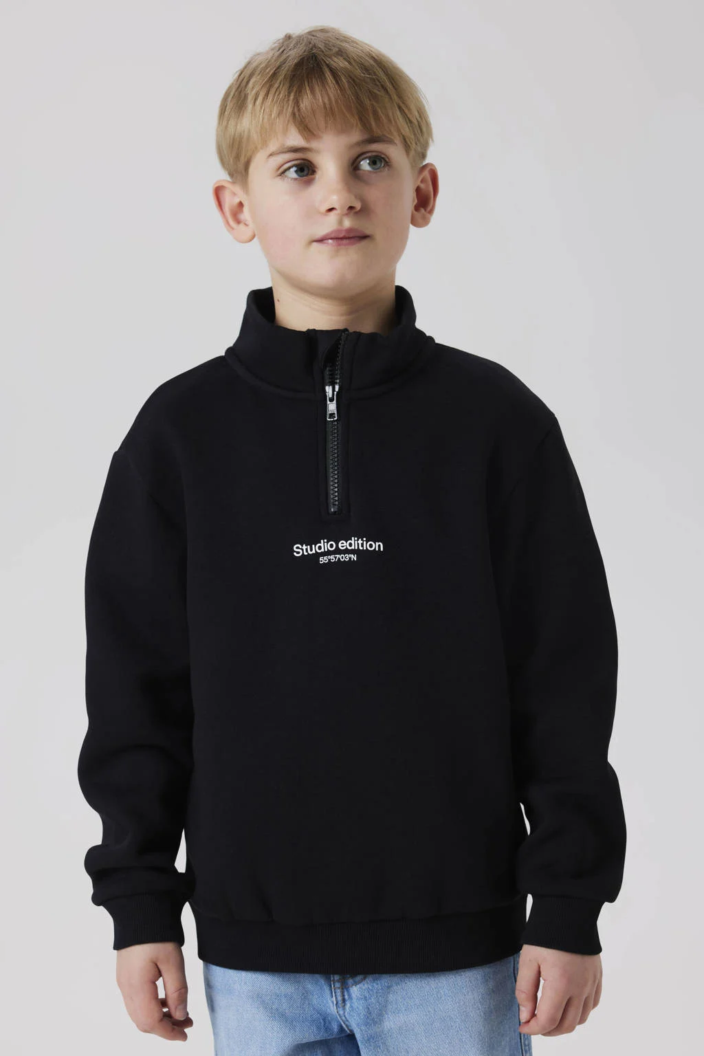 NAME IT KIDS sweater zwart