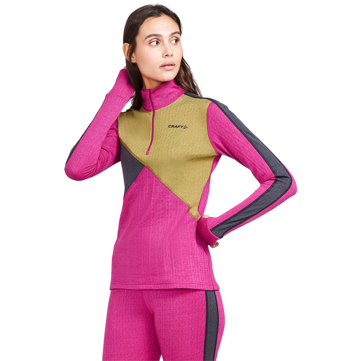 Craft Advanced Nordic Merinould 1/2 Zip Undertrøje Dame