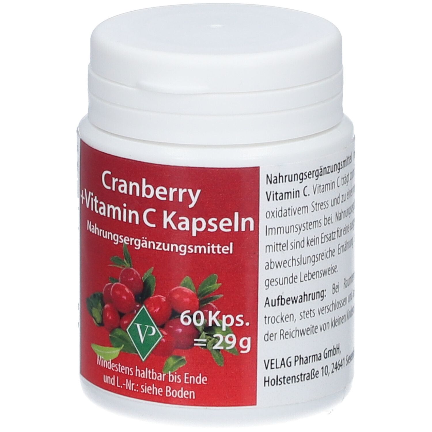 Cranberry-Preiselbeer + C Kapseln