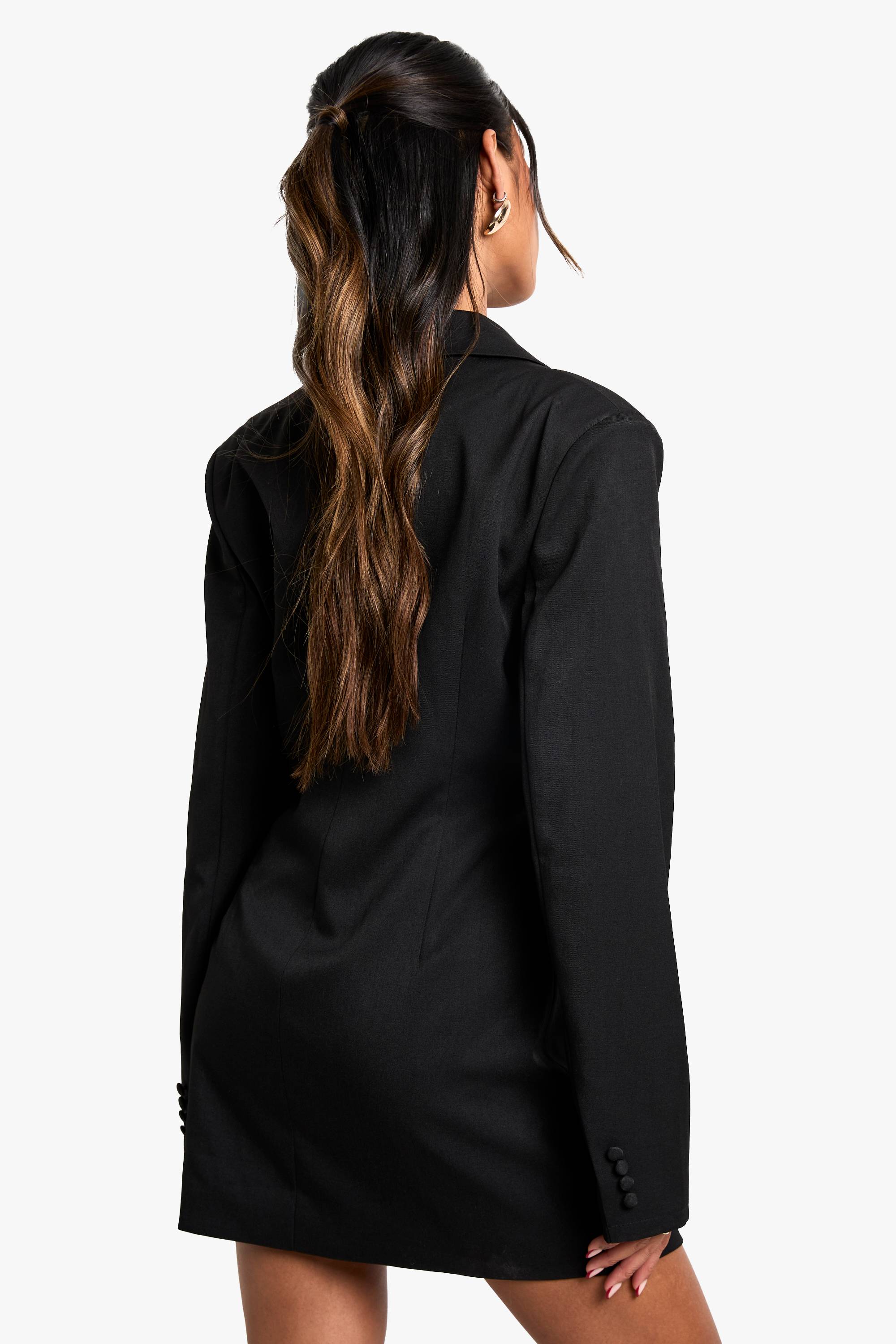 boohoo Robe Blazer Portefeuille Oversize Structurée
