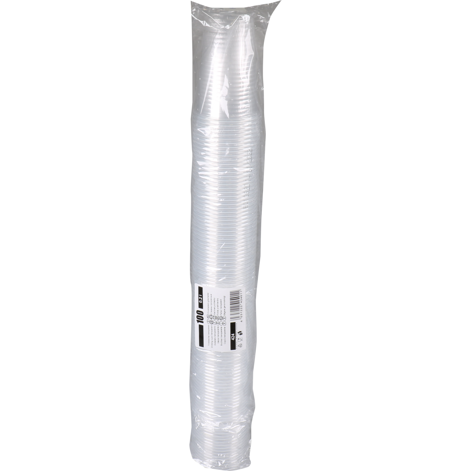 Drinkbeker, PP, 200ml, glashelder