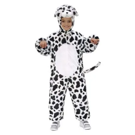 Widmann 9763N Kinderkostüm Dalmatiner mit Maske, schwarz-weiß, Größe 5-8 Jahre