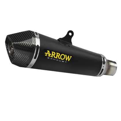 Silencieux Arrow X-kone Nichrom Dark embout carbone - Noir