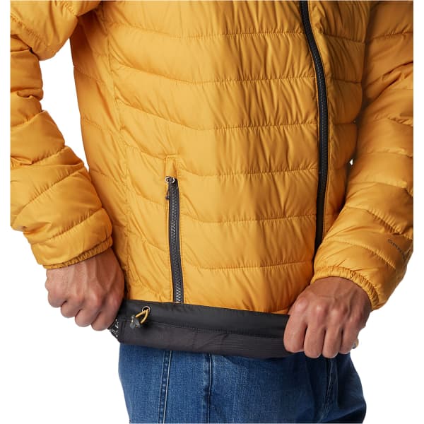 Doudoune randonnée COLUMBIA POWDER LITE JKT RAW HONEY/SHARK ZIPS