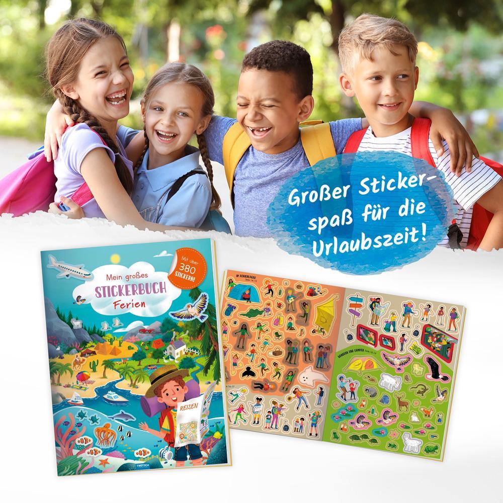 Trötsch Stickerbuch Mein großes Stickerbuch Ferien